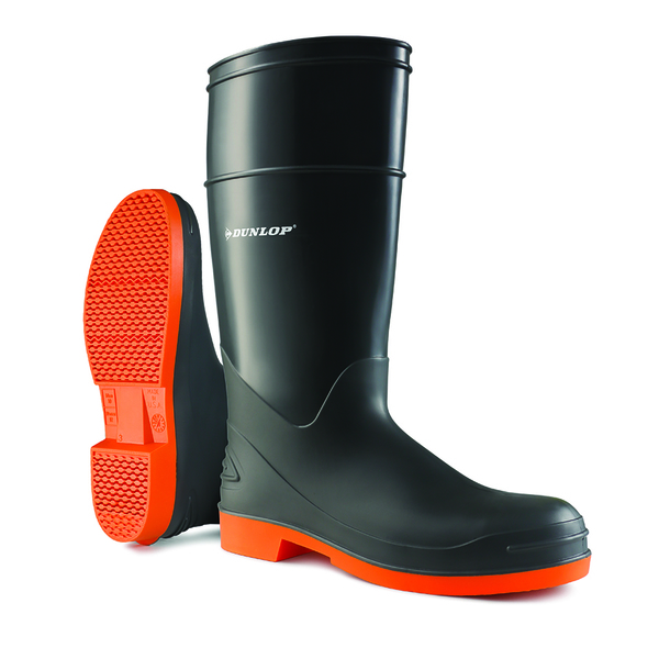 Dunlop Dunlop Sureflex 87982 Grey 15" Pvc/Nitrile Work Boots With Steel Toe,  87982-12